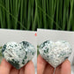 Moss Agate Hearts Crystal Carvings YOU CHOOSE