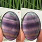 Rainbow Fluorite Palm Stones Worry Healing Crystals YOU CHOOSE