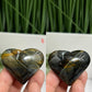 Blue Tigers Eye Hawks Eye Hearts Crystal Carvings YOU CHOOSE