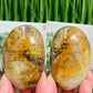Dendritic Golden Healer Quartz Palm Stones Worry Crystals YOU CHOOSE