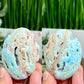 Blue Aragonite Palm Stone Worry High Quality Crystals YOU CHOOSE