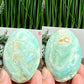 Blue Aragonite Palm Stone Worry High Quality Crystals YOU CHOOSE