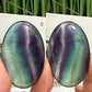 Rainbow Fluorite Palm Stones Worry Healing Crystals YOU CHOOSE