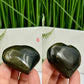 Golden Sheen Obsidian Hearts Crystal Carvings YOU CHOOSE