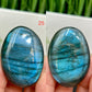 Labradorite Palm Stones Crystal Meditation Worry YOU CHOOSE