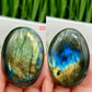 Labradorite Palm Stones Crystal Meditation Worry YOU CHOOSE