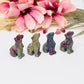 Small Dragons Blood Stone Jasper Wolves Dogs Crystal Carvings YOU CHOOSE