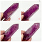 Fuchsia Purple Fluorite Points Towers Crystals YOU CHOOSE