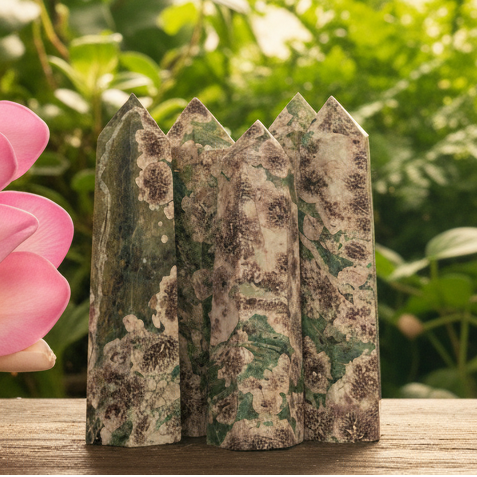 Russian Flower Cherry Blossom Jasper Points Towers YOU CHOOSE