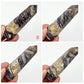 Purple Brecciated Jasper Points Towers Crystal Generators YOU CHOOSE