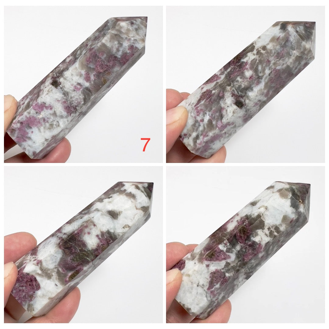 Rubellite Tourmaline Points Tower Crystal Generators YOU CHOOSE