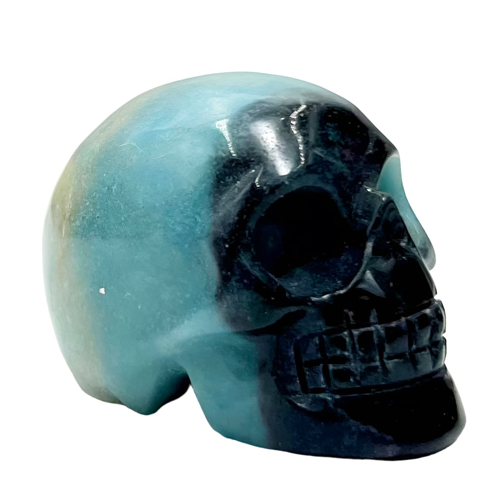 Trolleite Rare Skull 2 Inches Hand Carved Crystal Carving