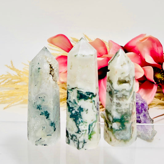 Tree Agate Points Towers Crystal Generators YOU CHOOSE