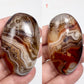 Sardonyx Chalcedony Onyx Palm Stone Meditation Crystals YOU CHOOSE