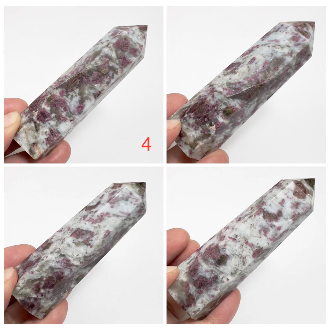 Rubellite Tourmaline Points Tower Crystal Generators YOU CHOOSE