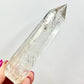 Black Tourmaline in Clear Quartz Tower Crystal Generator 156g 120mm