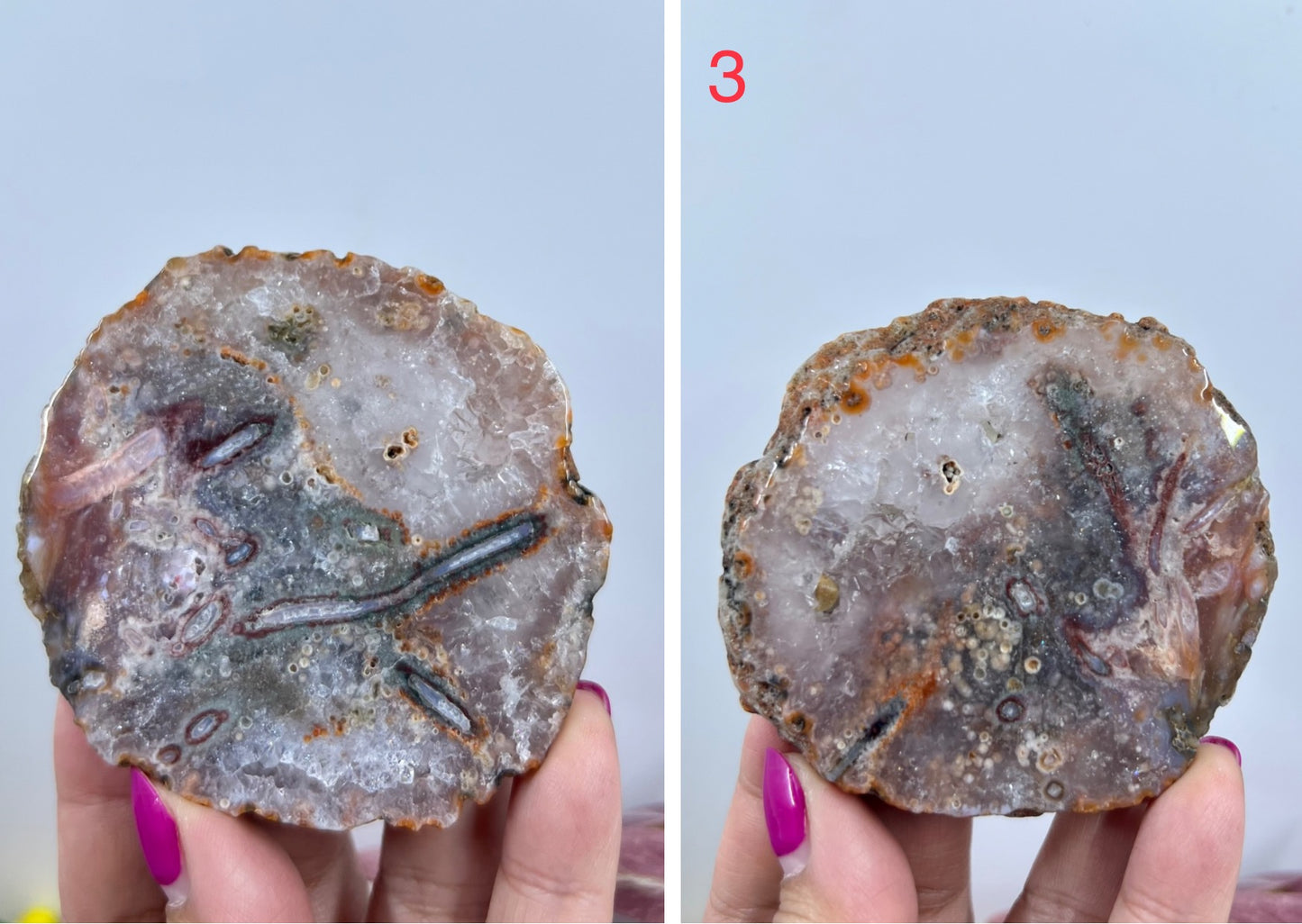 Agate Slice Slab Natural Raw Crystal YOU CHOOSE