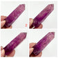 Fuchsia Purple Fluorite Points Towers Crystals YOU CHOOSE