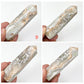 White Mexican Crazy Lace Agate Points Towers Crystal Generators YOU CHOOSE