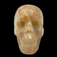 Golden Healer Quartz Skull Healing Crystal Carving 1122g