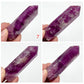 Fuchsia Purple Fluorite Points Towers Crystals YOU CHOOSE