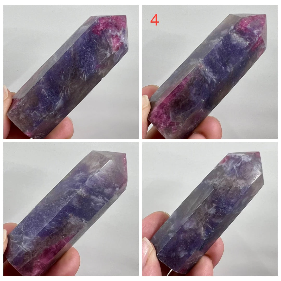 Pegmatite Unicorn Stone Points Crystal Generators YOU CHOOSE