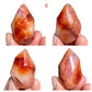 Carnelian Flames Healing Crystal Carvings YOU CHOOSE