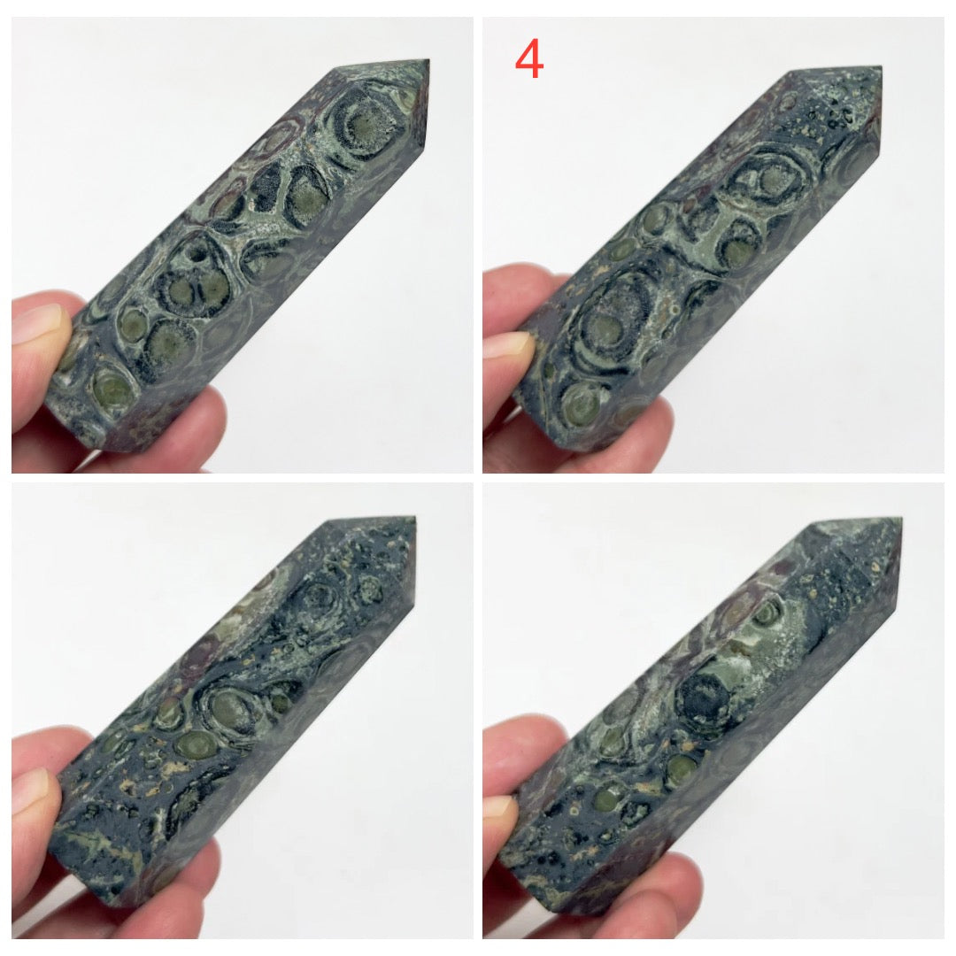 Kambaba Jasper Points Towers Crystal Generators YOU CHOOSE