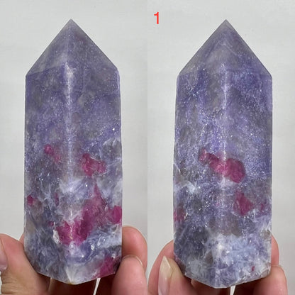 Pegmatite Unicorn Stone Points Crystal Generators YOU CHOOSE