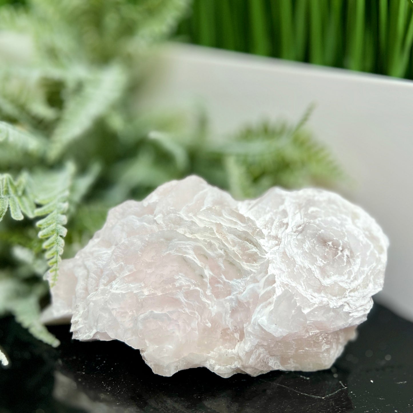 Pink Mica Calcite UV Reactive Raw Natural Specimen 612g