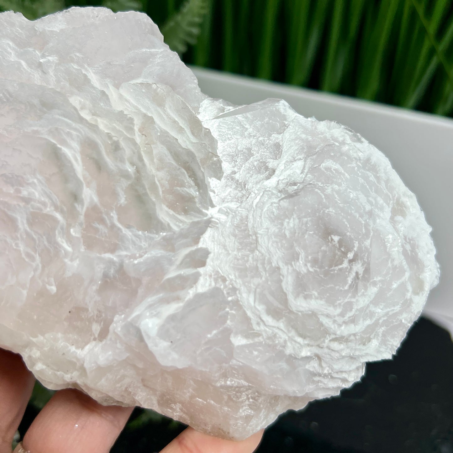 Pink Mica Calcite UV Reactive Raw Natural Specimen 612g