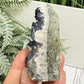Blueberry Fluorite Indigo Towers RARE Healing Generator 175g