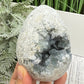 Celestite Celestine Large Egg with Stand Large Geode Cluster Crystal 997g