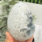 Celestite Celestine Large Egg with Stand Large Geode Cluster Crystal 997g