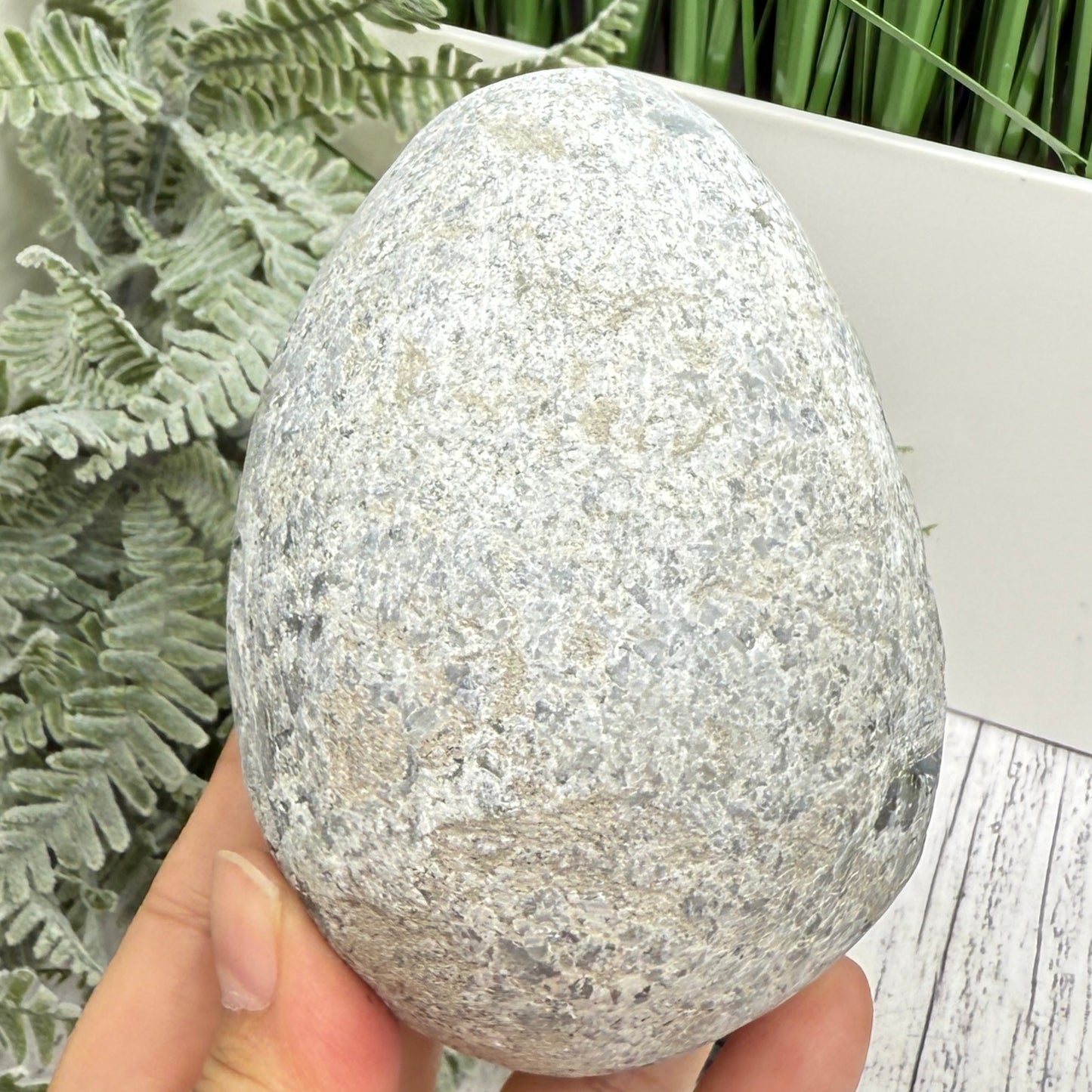 Celestite Celestine Large Egg with Stand Large Geode Cluster Crystal 997g