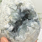 Celestite Celestine Large Egg with Stand Large Geode Cluster Crystal 997g