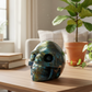 Labradorite Skull Healing Crystal Carving 580g