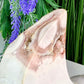 Pink Amethyst Moon Crescent with Stand Crystal Carving 1132g