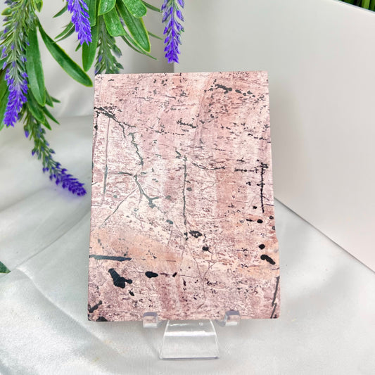 Dendritic Jasper Slab Crystal Slab Carving 244g
