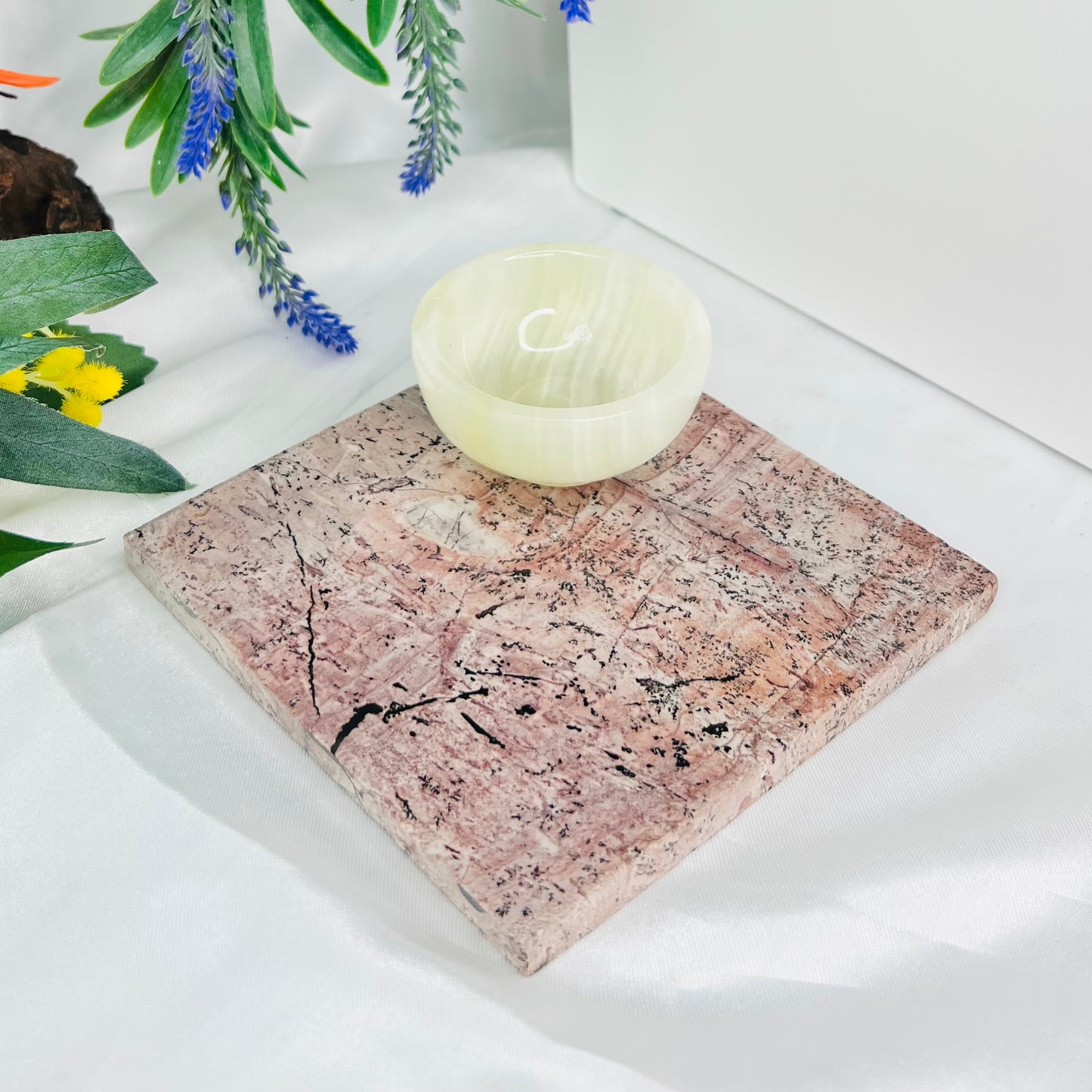 Dendritic Jasper Slab Crystal Slab Carving 454g