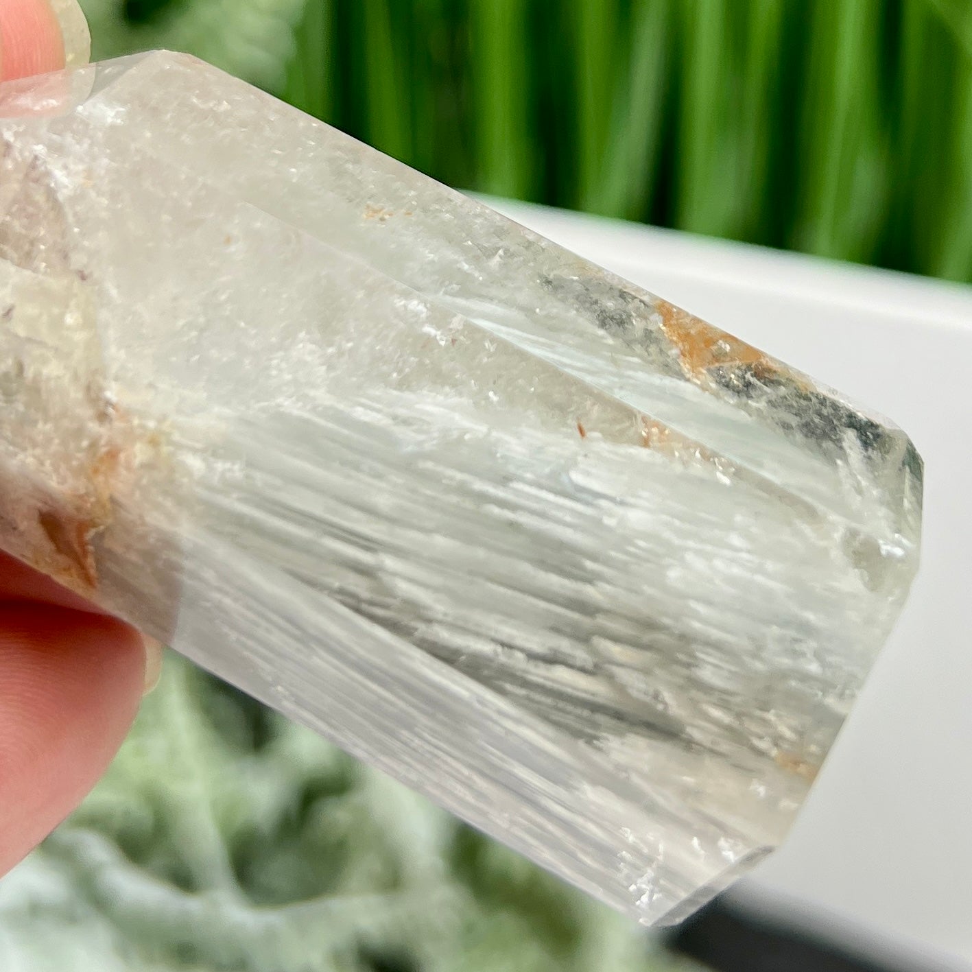 Lodolite Garden Scenic Quartz Tower Point Natural Crystal Generator 72g 63mm