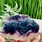 Rainbow Fluorite Slice Crystal Specimen Slab 220g