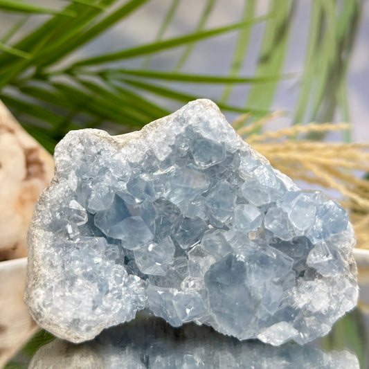Celestite Celestine Chunk Specimen Geode Cluster Crystal 191g