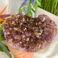 Amethyst with Cacoxenite Cluster Healing Natural Crystal 4416g