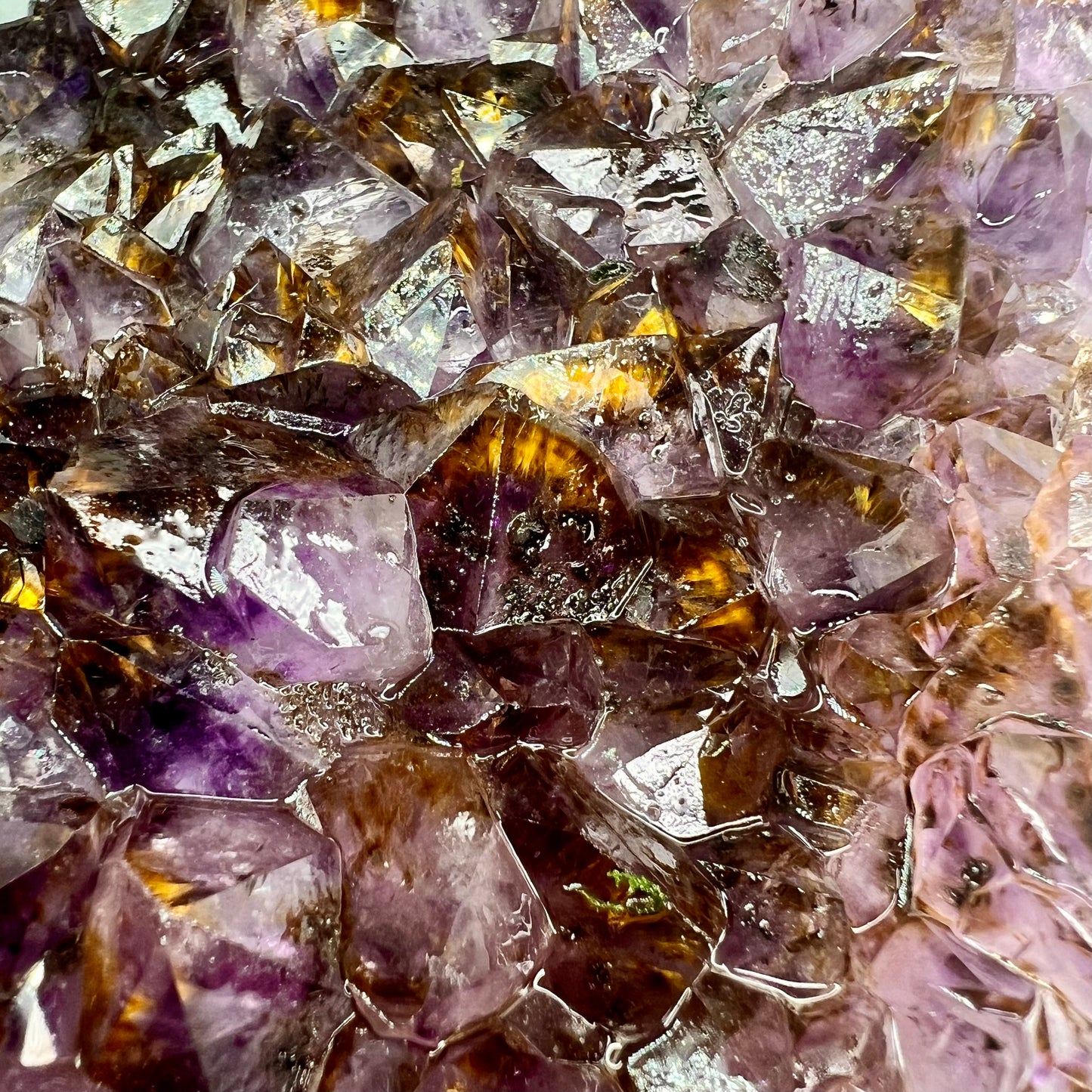 Amethyst with Cacoxenite Cluster Healing Natural Crystal 4416g