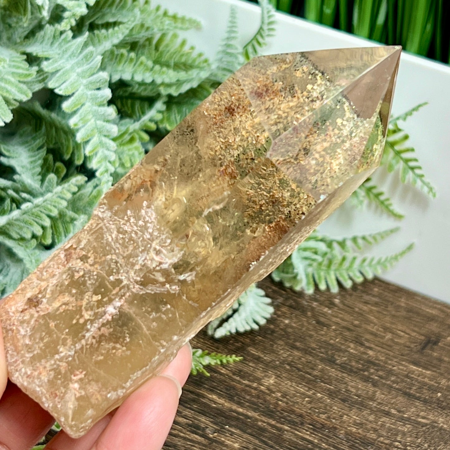 Smoky Quartz Raw Specimens with Stand Generator Natural Crystal 350g 127mm