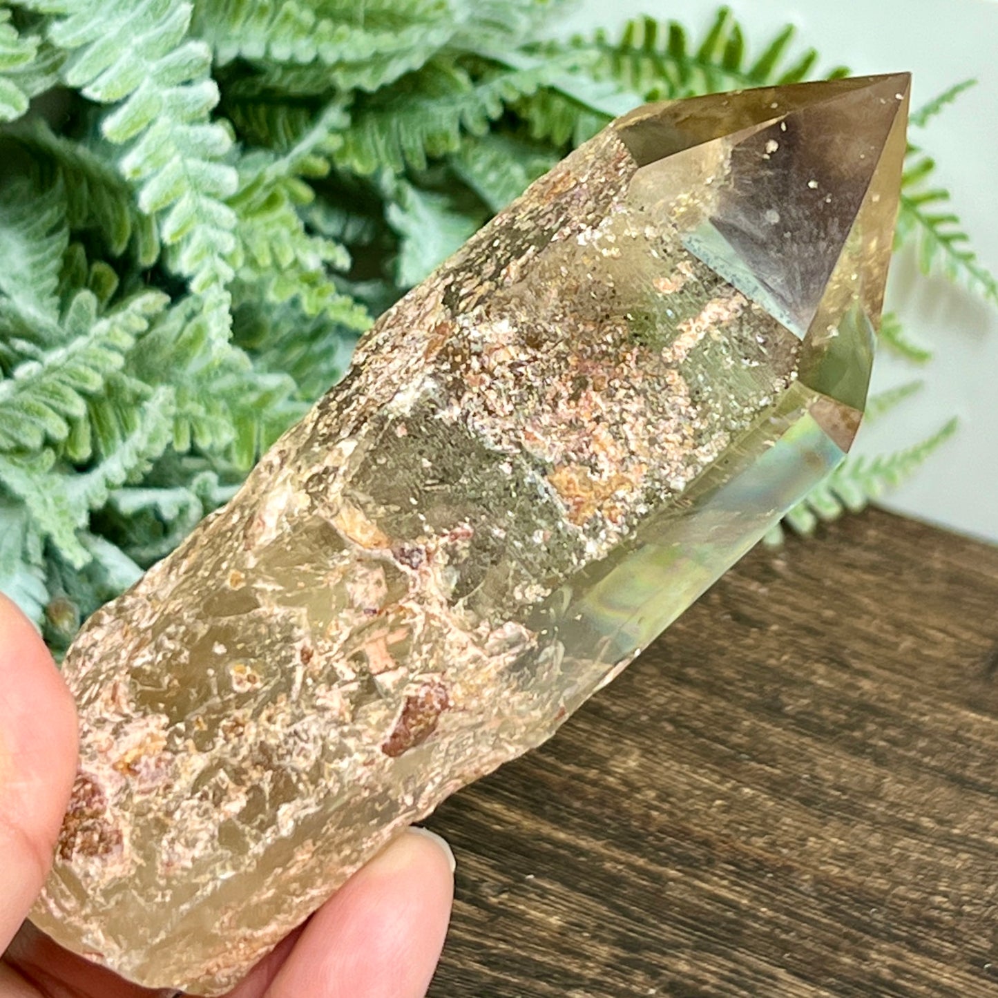 Smoky Quartz Raw Specimens with Stand Generator Natural Crystal 350g 127mm