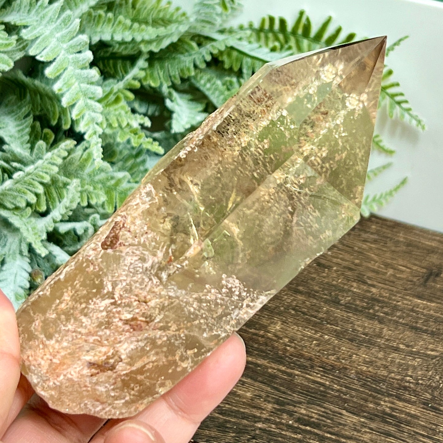 Smoky Quartz Raw Specimens with Stand Generator Natural Crystal 350g 127mm