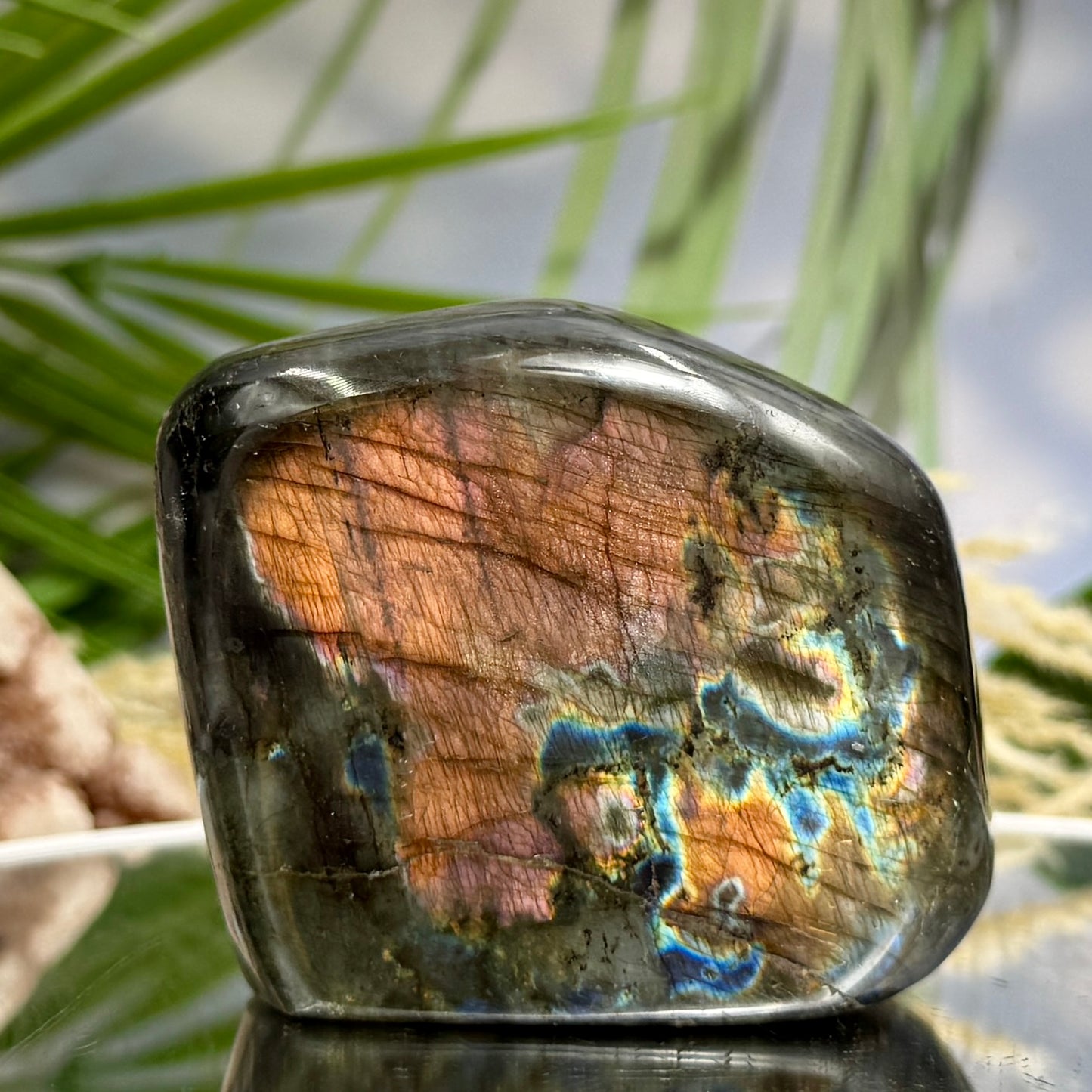Labradorite Spectrolite Free Form Healing Crystal 203g