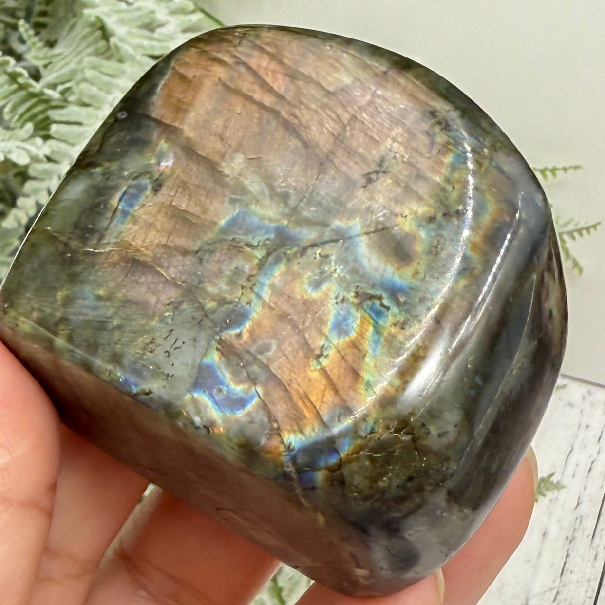 Labradorite Spectrolite Free Form Healing Crystal 203g